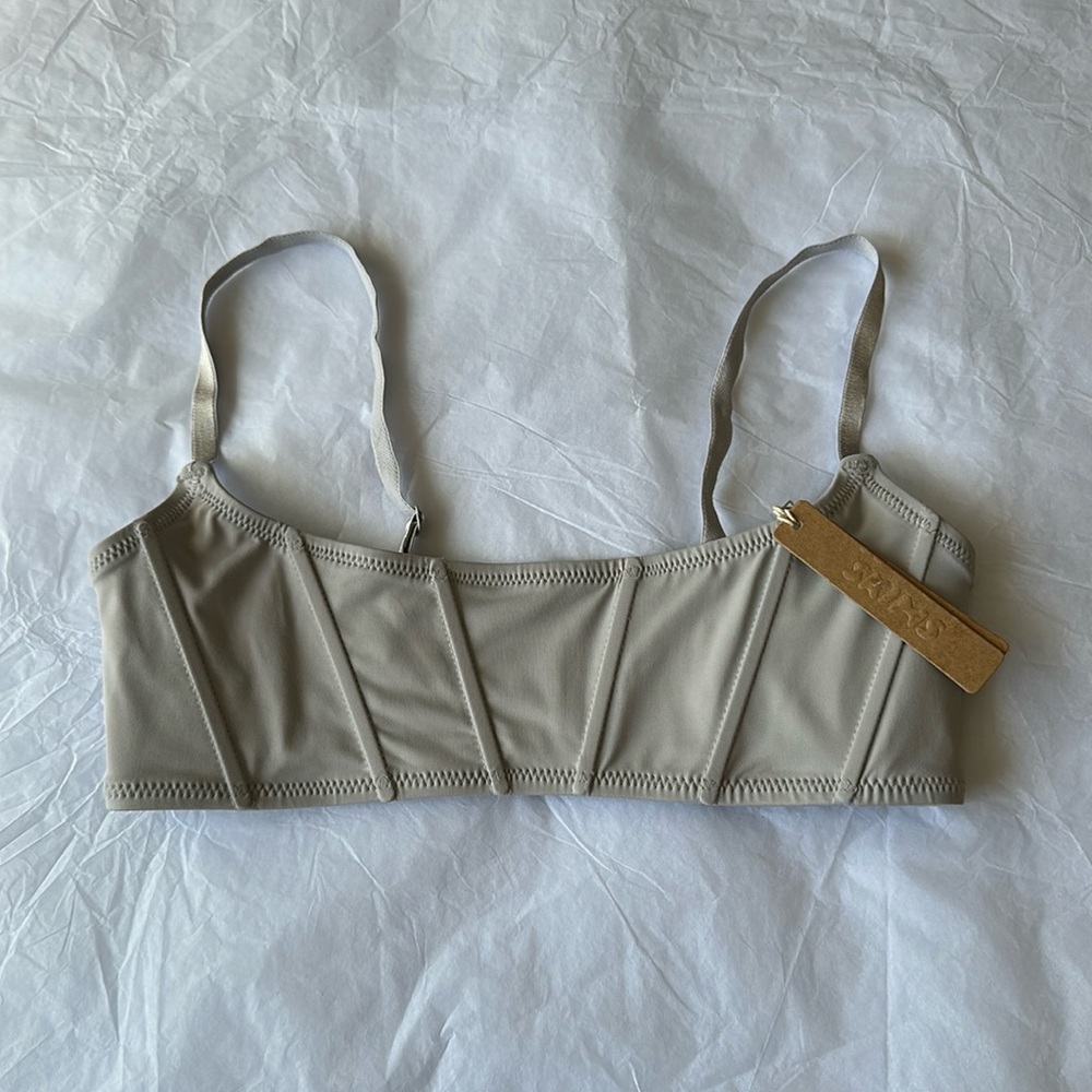 SKIMS Gray Bikini Swimwear